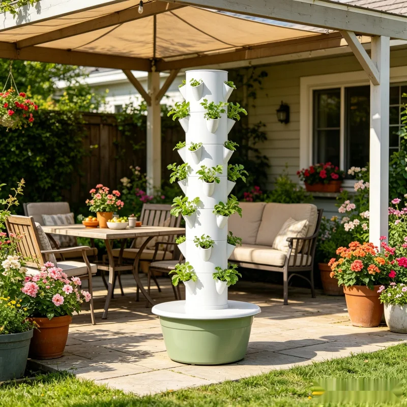 Smart Garden Vertical - 7-Layer Spacetree Vertical Hydroponic Garden Smart