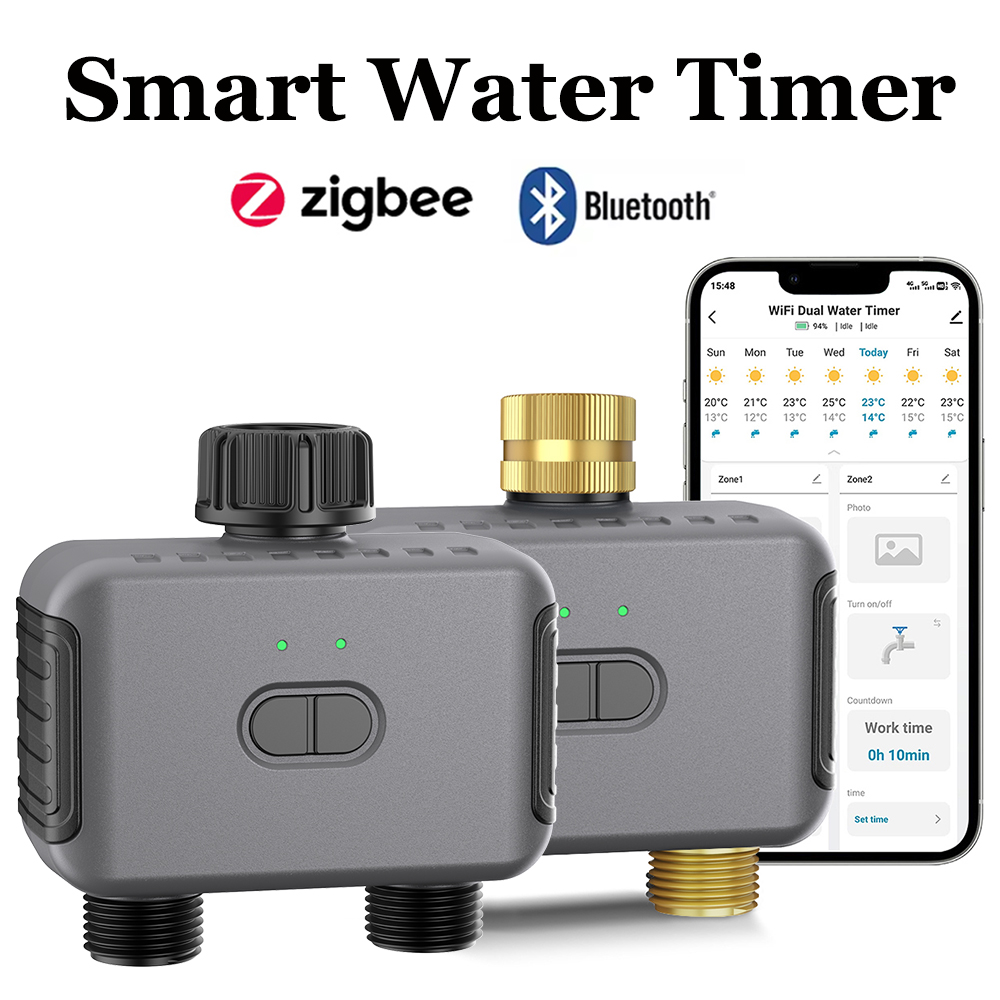 Smart Garden Monitoring System - Tuya Smart Water Timer Zigbee/BT Automatic