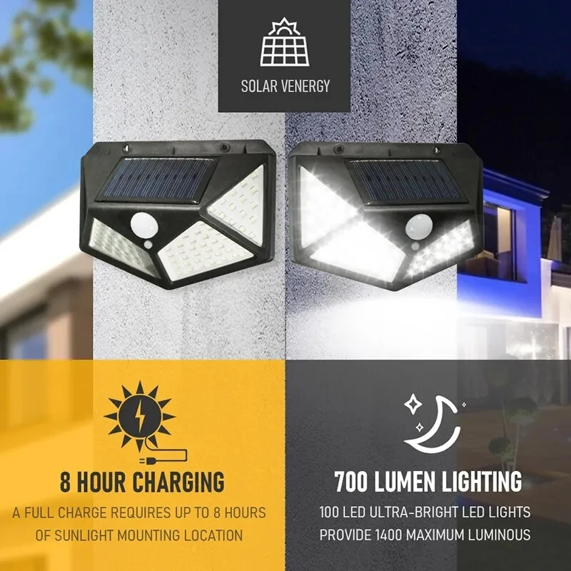 Smart Led Garden - 100Led Multifunctional Solar Lamp Outdoor Garden