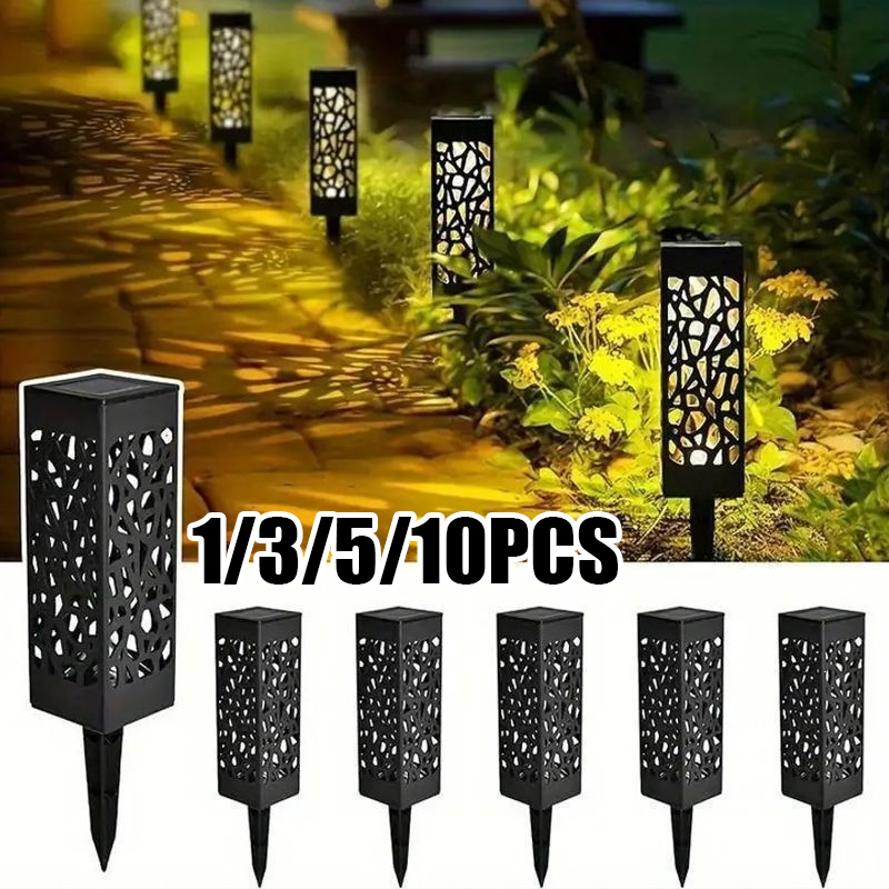 Smart Led Garden - Decorative Cutout Pattern Solar Lawn Lights
