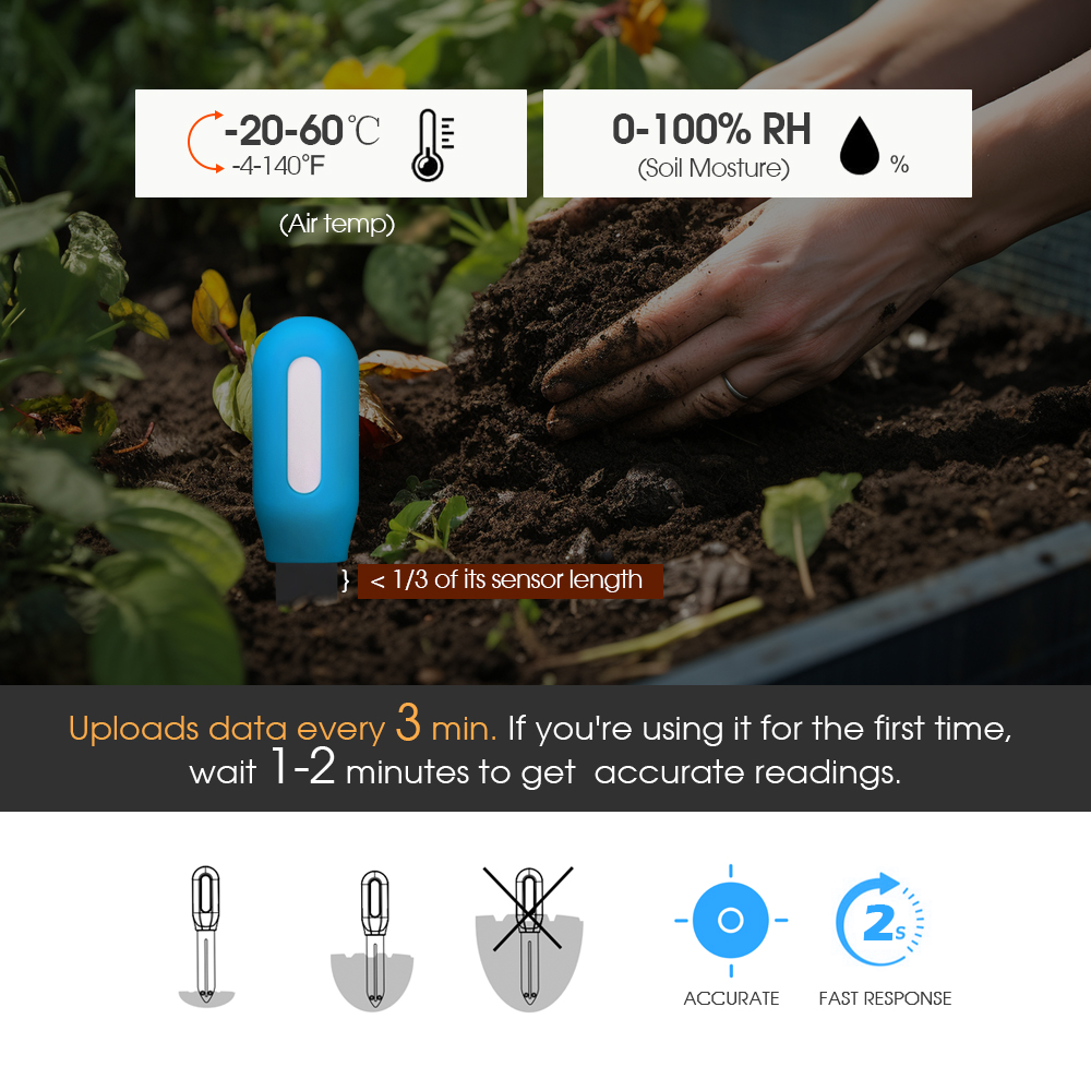 Smart Zigbee Soil Sensor for H - đánh giá và giá Smart Garden Usa
