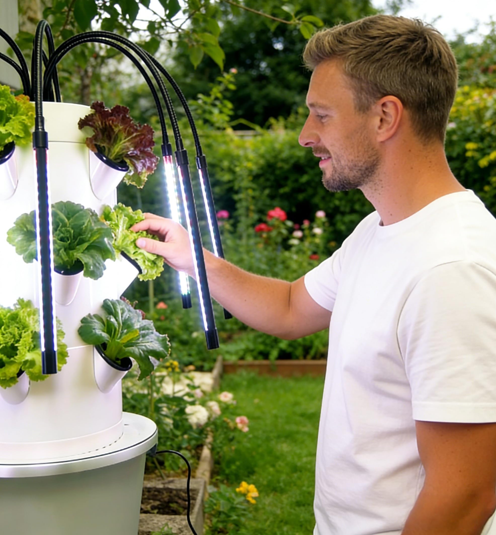 Vertical Hydroponic Growing Sy - đánh giá và giá Smart Garden Vertical