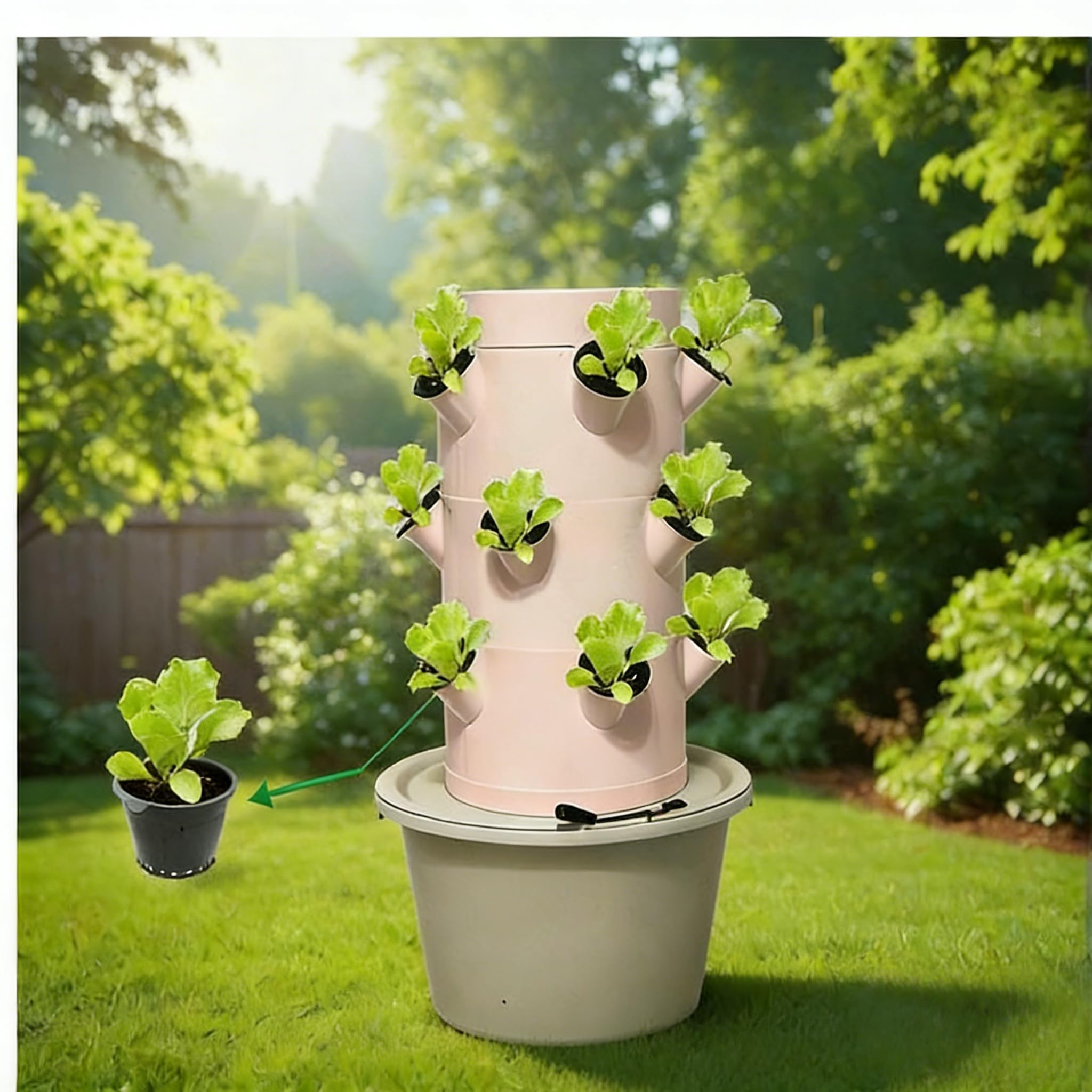 Vertical Hydroponic Growing Sy - đánh giá và giá Smart Garden Vertical