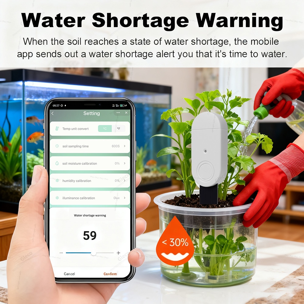 Zigbee Soil Tester Fertility T - đánh giá và giá Smart Zigbee Garden Light