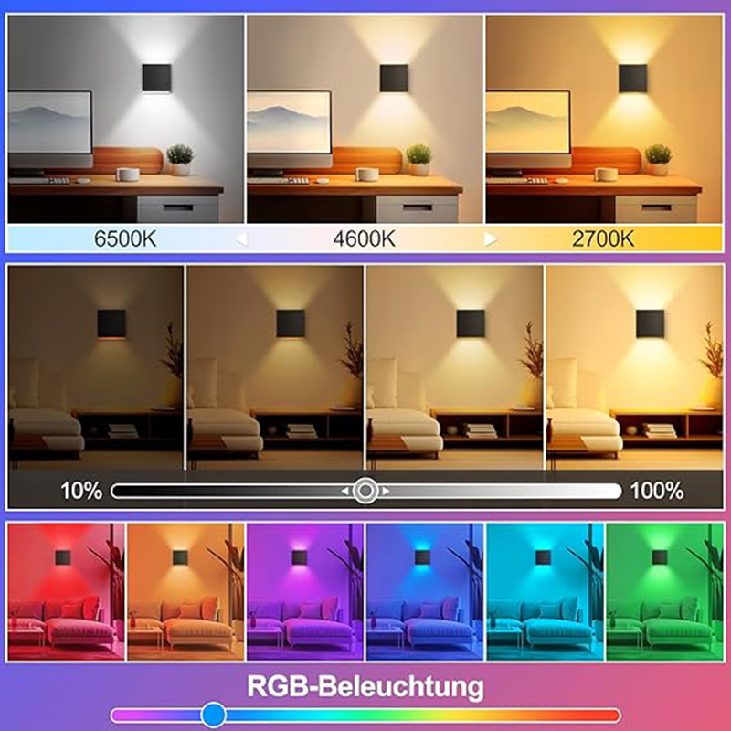 12W LED Outdoor Wall Light RGB - đánh giá và giá Smart Zigbee Garden Light
