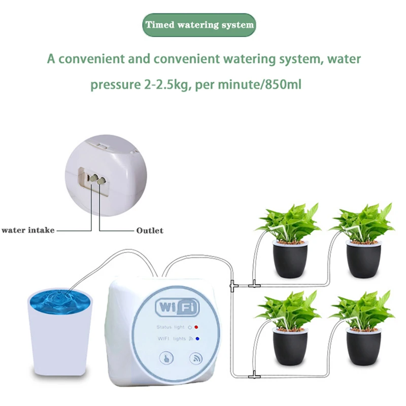 Wifi garden automatic drip irr - đánh giá và giá Smart Garden Monitoring System