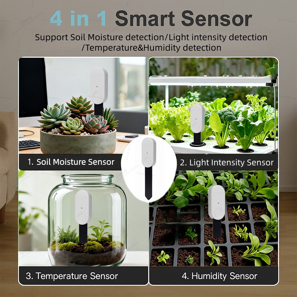 4in1 Zigbee Soil Moisture Temp - đánh giá và giá Smart Zigbee Garden Light