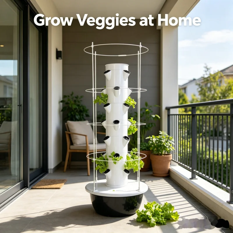 Smart Vertical Hydroponic Towe - đánh giá và giá Smart Garden Vertical