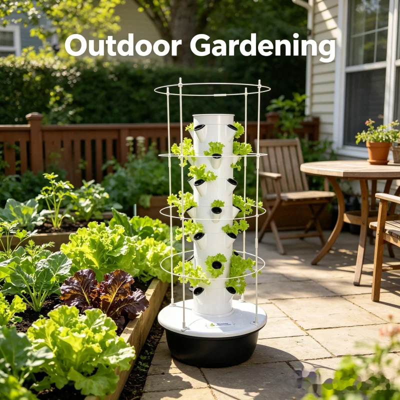 Smart Vertical Hydroponic Towe - đánh giá và giá Smart Garden Vertical