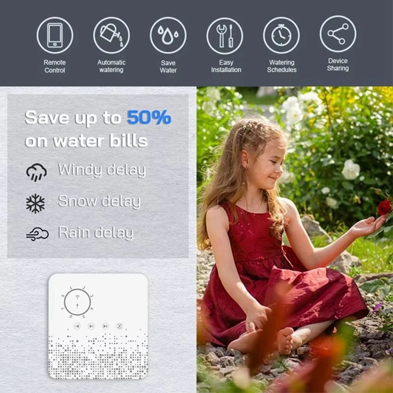 Tuya WiFi Smart Sprinkler Cont - đánh giá và giá Smart Garden Usa