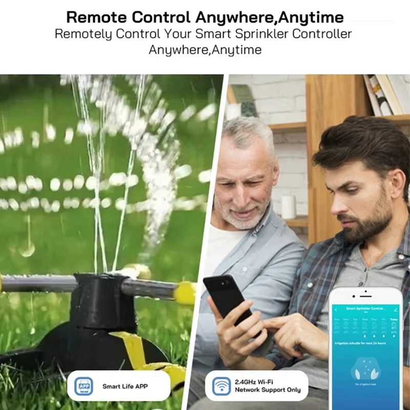 Tuya WiFi Smart Sprinkler Cont - đánh giá và giá Smart Garden Usa