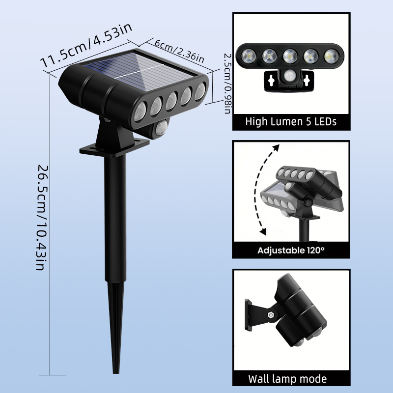 4PCS Solar Powered Outdoor Wal - đánh giá và giá Smart Led Garden