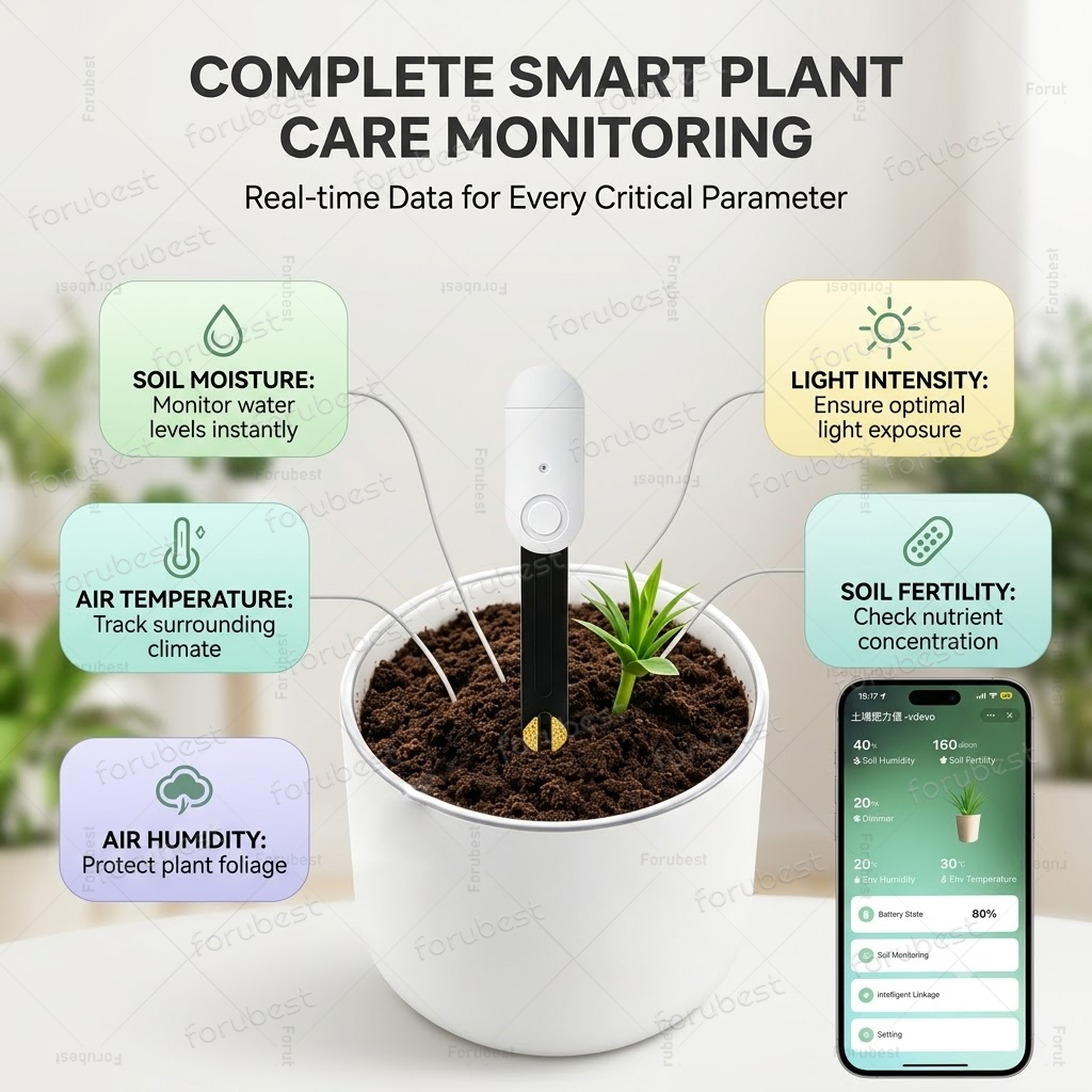 Smart ZigBee Soil Moisture Sen - đánh giá và giá Smart Zigbee Garden Light