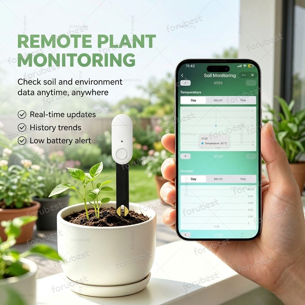 Smart ZigBee Soil Moisture Sen - đánh giá và giá Smart Zigbee Garden Light