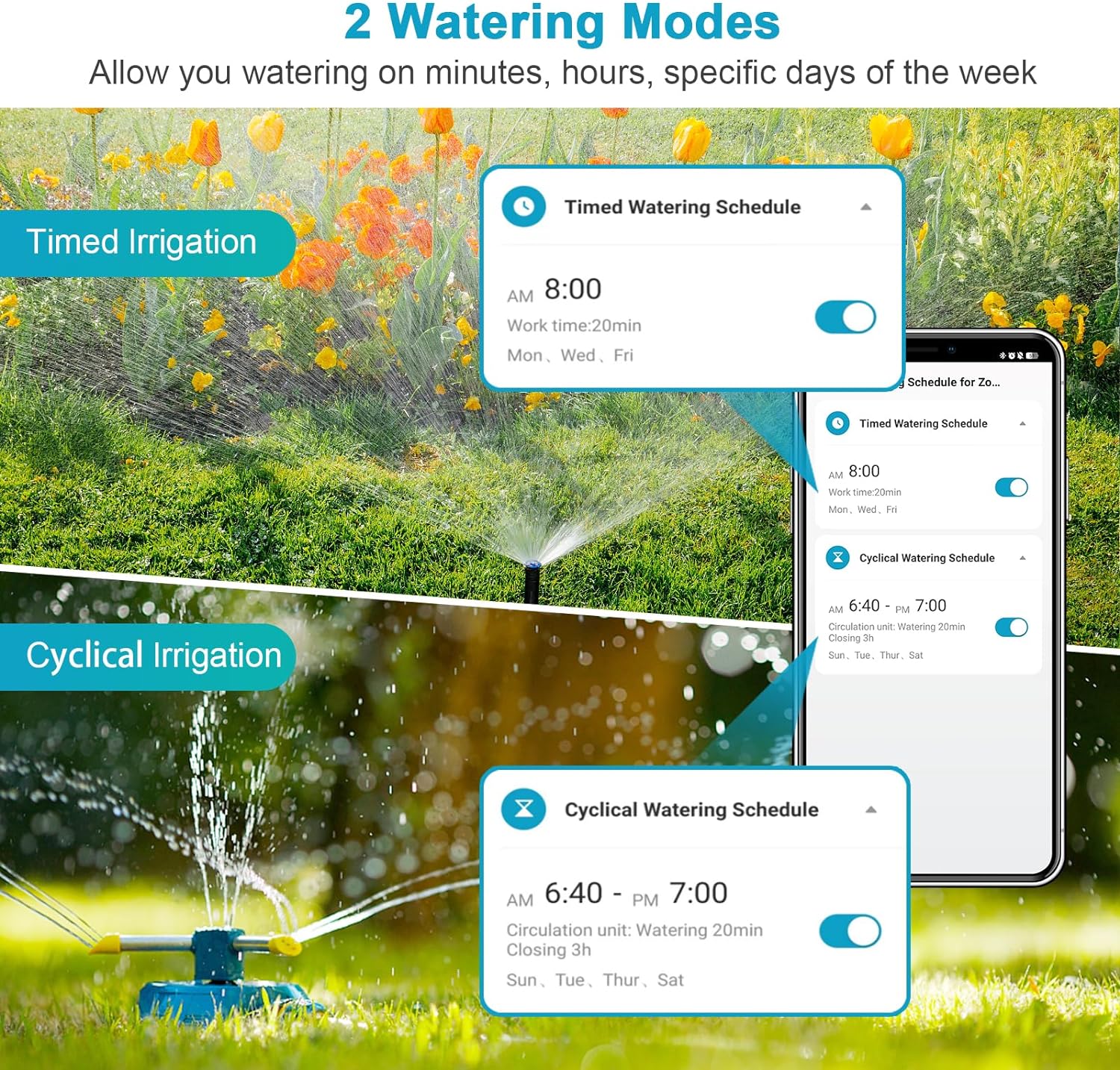 Insoma Wifi Automatic Sprinkle - đánh giá và giá Smart Garden Monitoring System