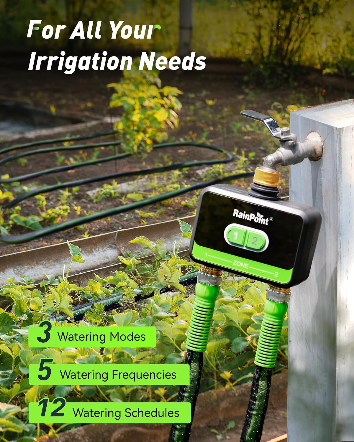2-Zone Smart WiFi Water Timer  - đánh giá và giá Smart Garden Usa