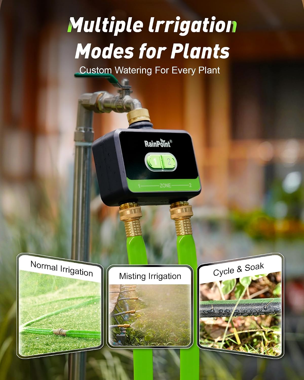2-Zone Smart WiFi Water Timer  - đánh giá và giá Smart Garden Usa