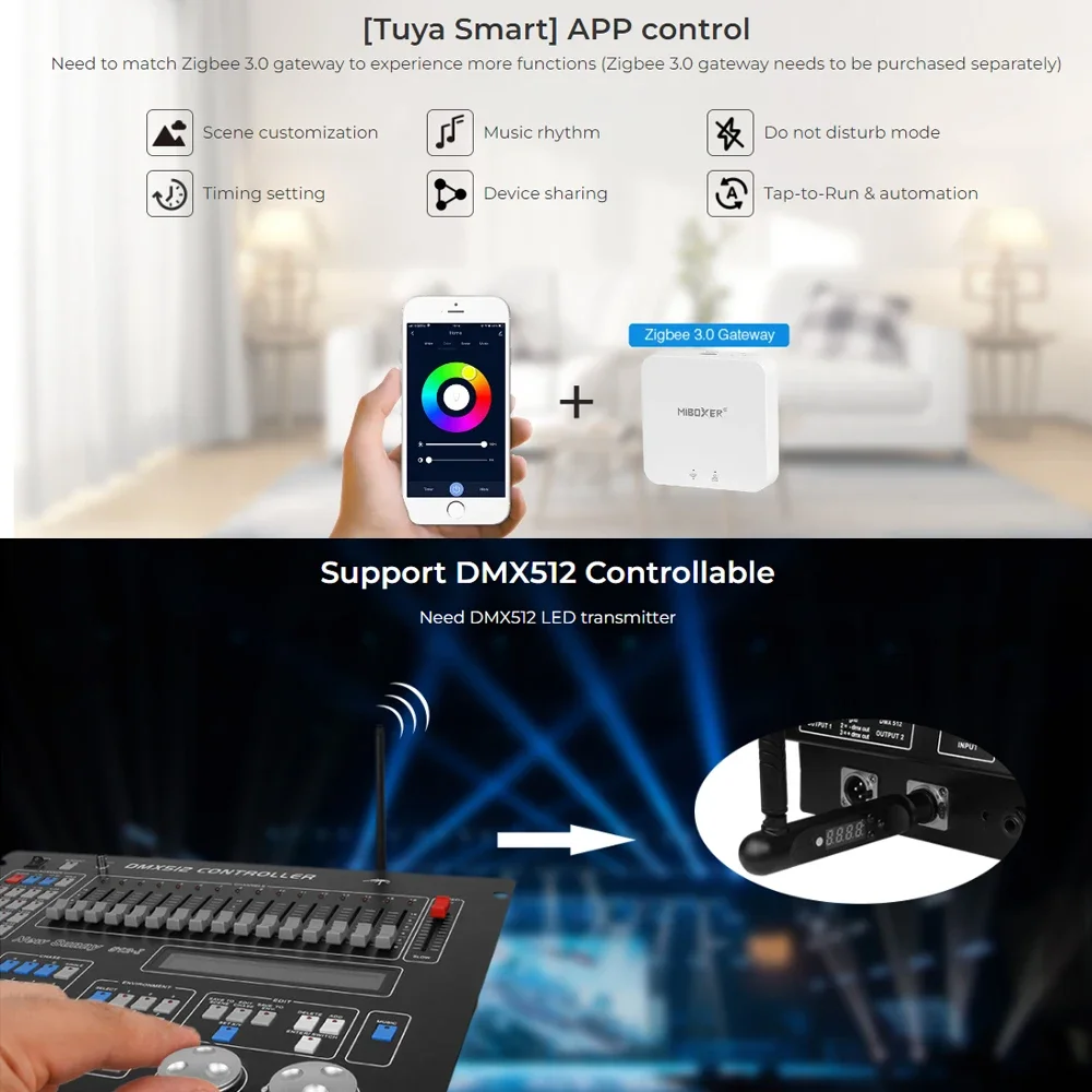 Miboxer FUTC04ZR AC110V-220V Z - đánh giá và giá Smart Zigbee Garden Light