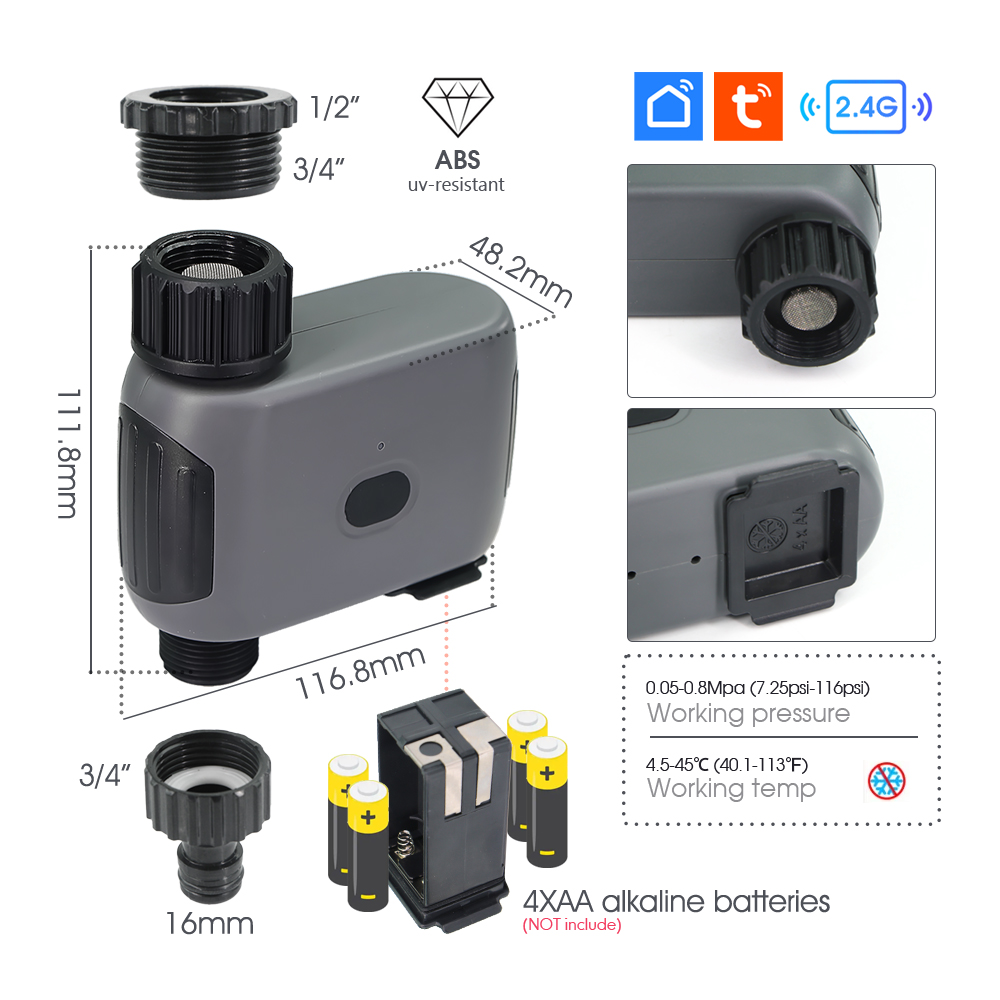 Tuya Smart Wifi Irrigation Tim - đánh giá và giá Smart Garden Monitoring System