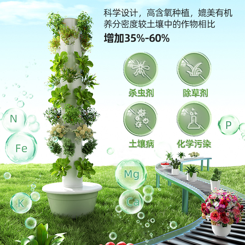 Smart Vertical Hydroponic Towe - đánh giá và giá Smart Garden Vertical