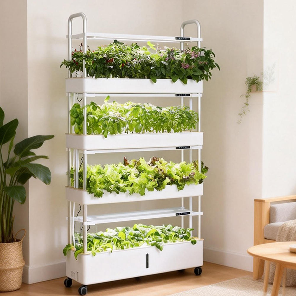 Indoor Smart Vertical Farming  - đánh giá và giá Smart Garden Vertical