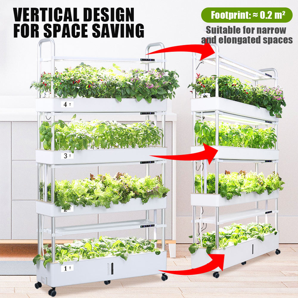 Indoor Smart Vertical Farming  - đánh giá và giá Smart Garden Vertical